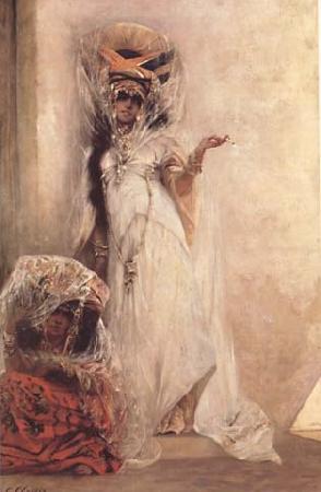 Georges Clairin Deux femmes Ouled-Naiil (mk32) oil painting picture